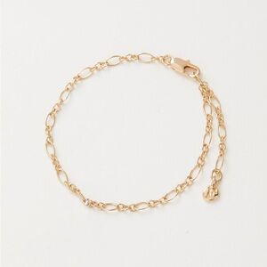 Oval Figaro Chain Bracelet by Fable England